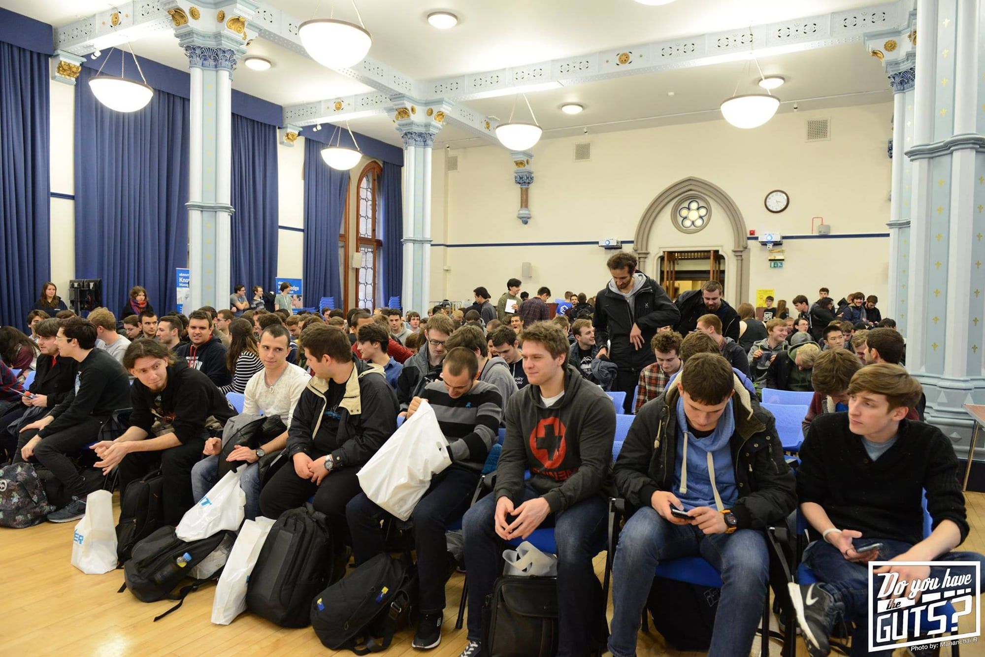The 2016 GUTS hackathon in the Hunter Halls, University of Glasgow.